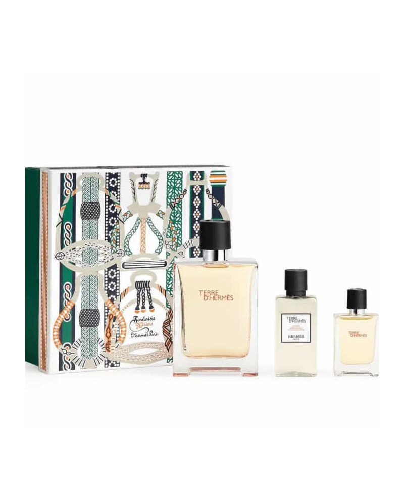 Terre D'Hermes Eau De Toilette Spray 100ml Set 3 Pieces