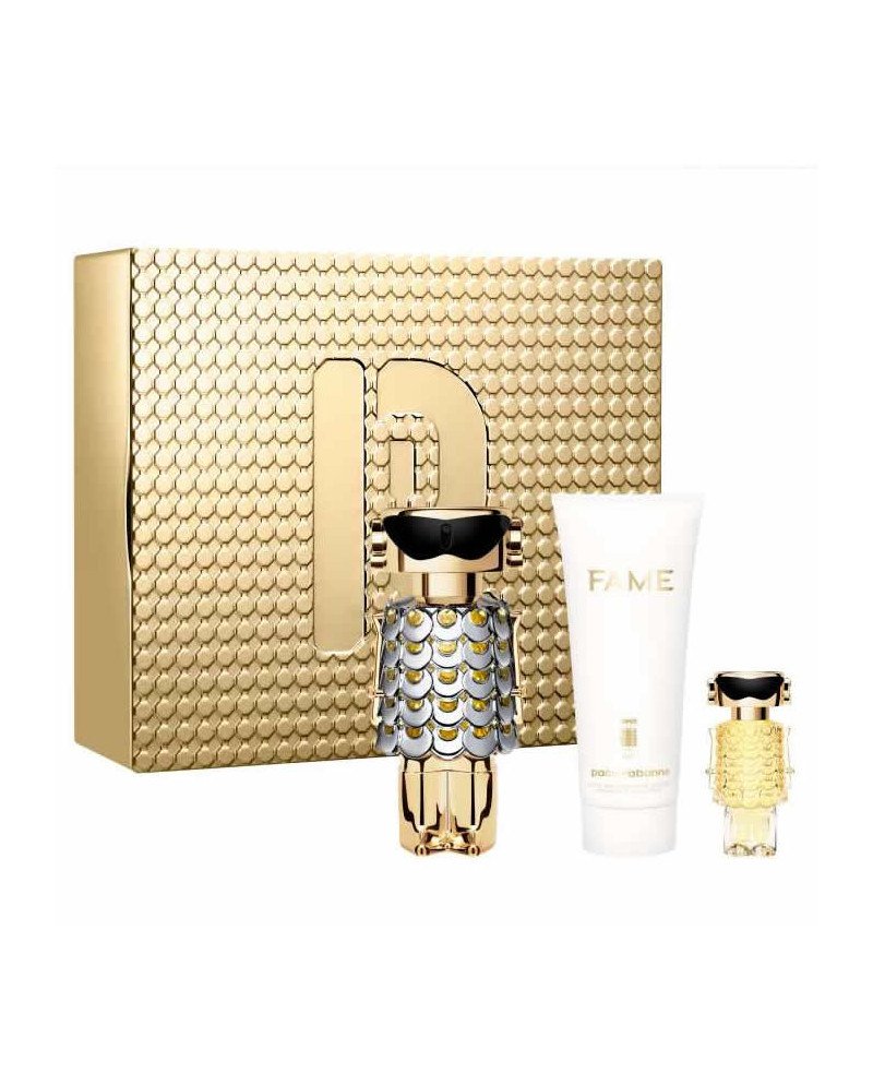 Paco Rabanne Fame Eau De Perfume Spray 80ml Set 3 Piezas