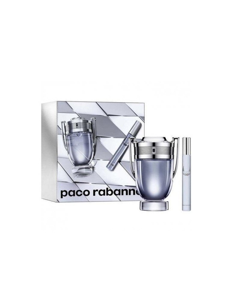 Paco Rabanne Invictus Eau De Toilette Spray 100ml Set 2 Piezas