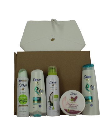 Dove Go Fresh Crema Suavizante 1Un + Balsamo 1U + Espuma De Coco 1U + Crema Corporal Petalos 1U + Champu 1U