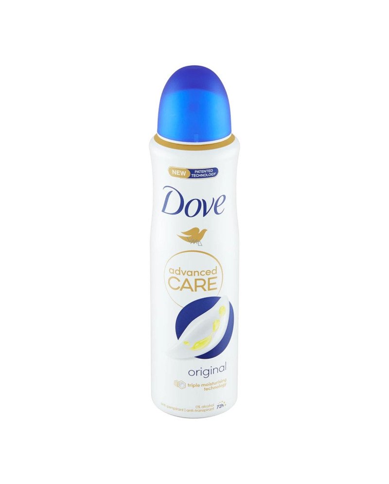 Dove Original Spray 0% Alcohol Anti-Transpirant 150Ml Vaporizador