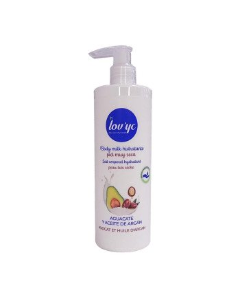Lovyc Aguacate Y Aceite De Argan Leche Corporal Hidratante Piel Muy Seca 400Ml