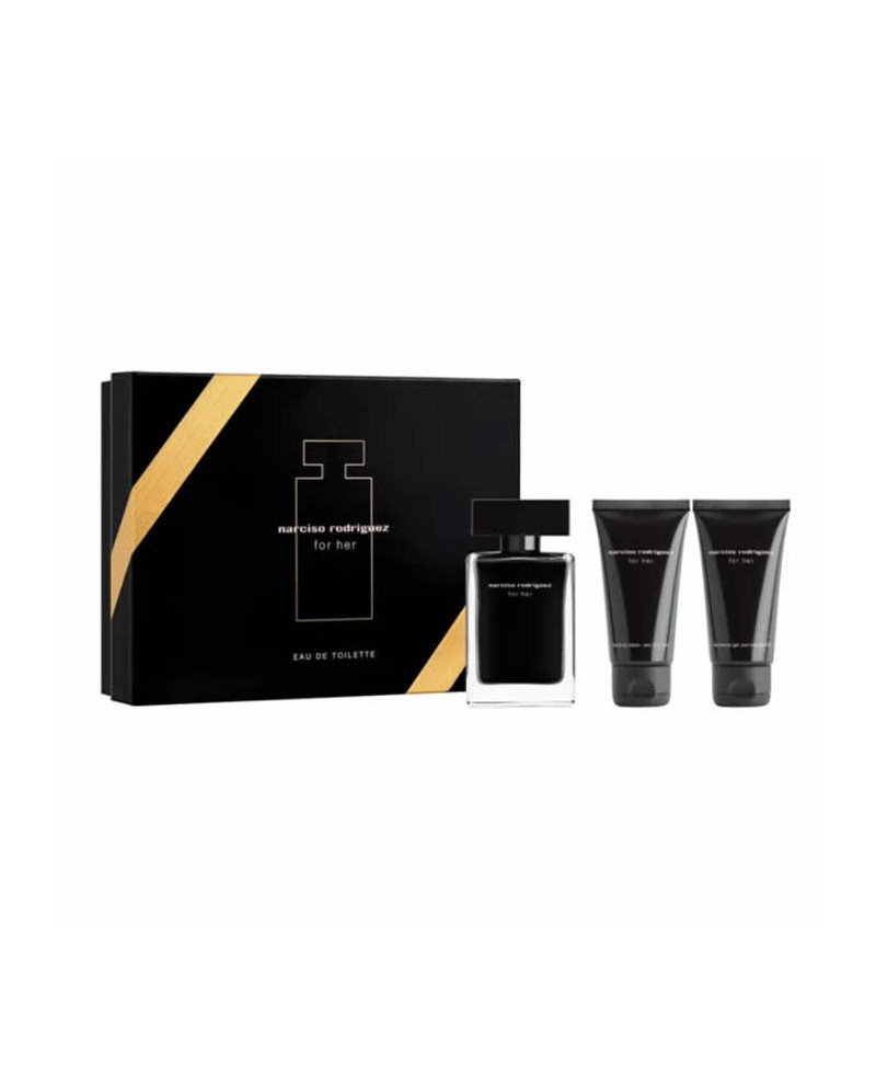 Narciso Rodriguez For Her Eau De Toilette Spray 50ml Set 3 Piezas