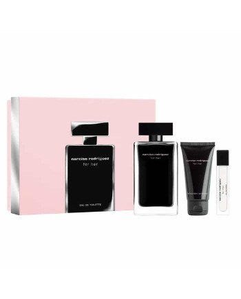 Narciso Rodriguez For Her Eau De Toilette Spray 100ml Set 3 Piezas