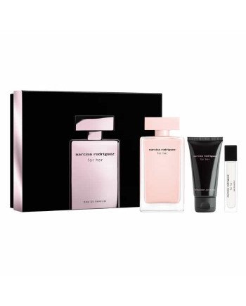Narciso Rodriguez For Her Eau De Perfume Spray 100ml Set 3 Piezas