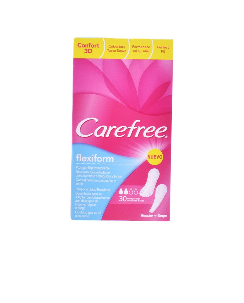 Carefree Flexiform Protege Slips 30 Unidades