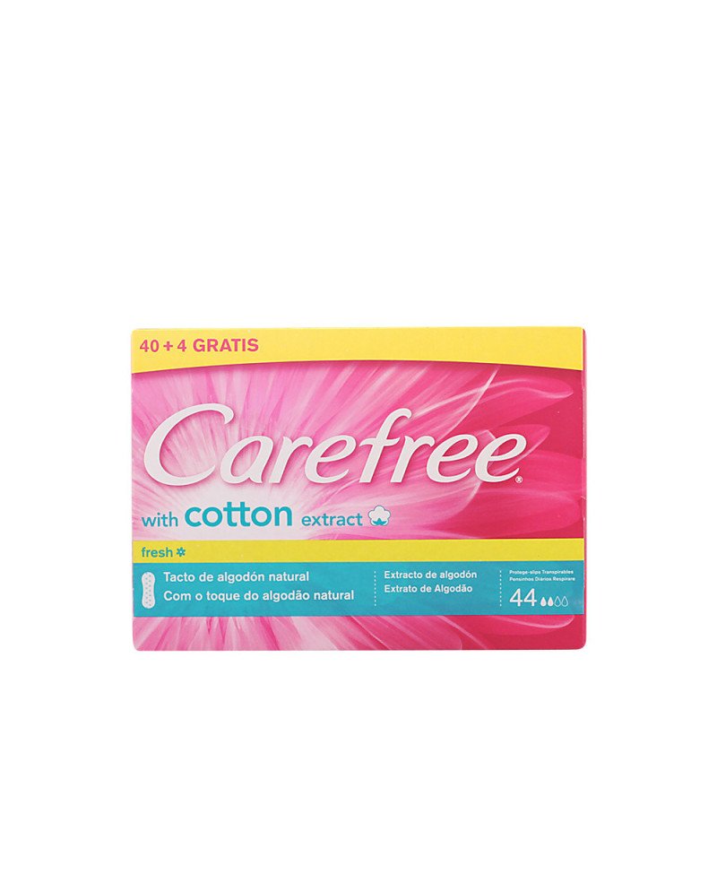 Carefree With Cotton Extract Fresh Protege Slips 44 Unidades