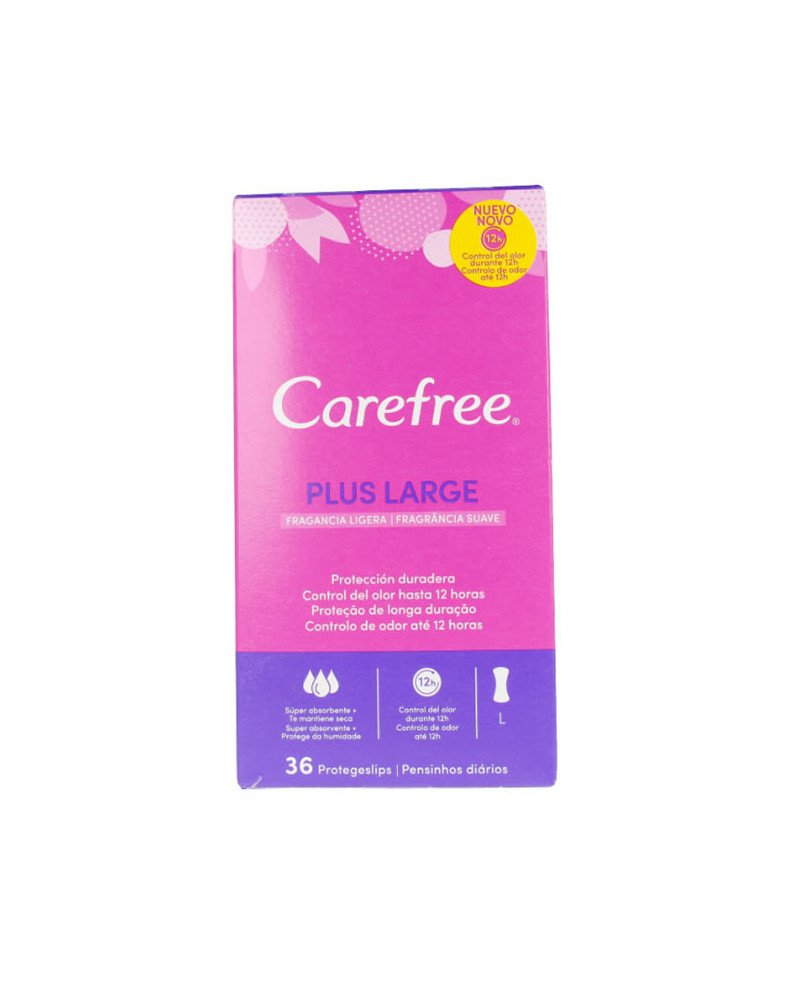 Carefree Plus Large Slips Maxi 36 Unidades