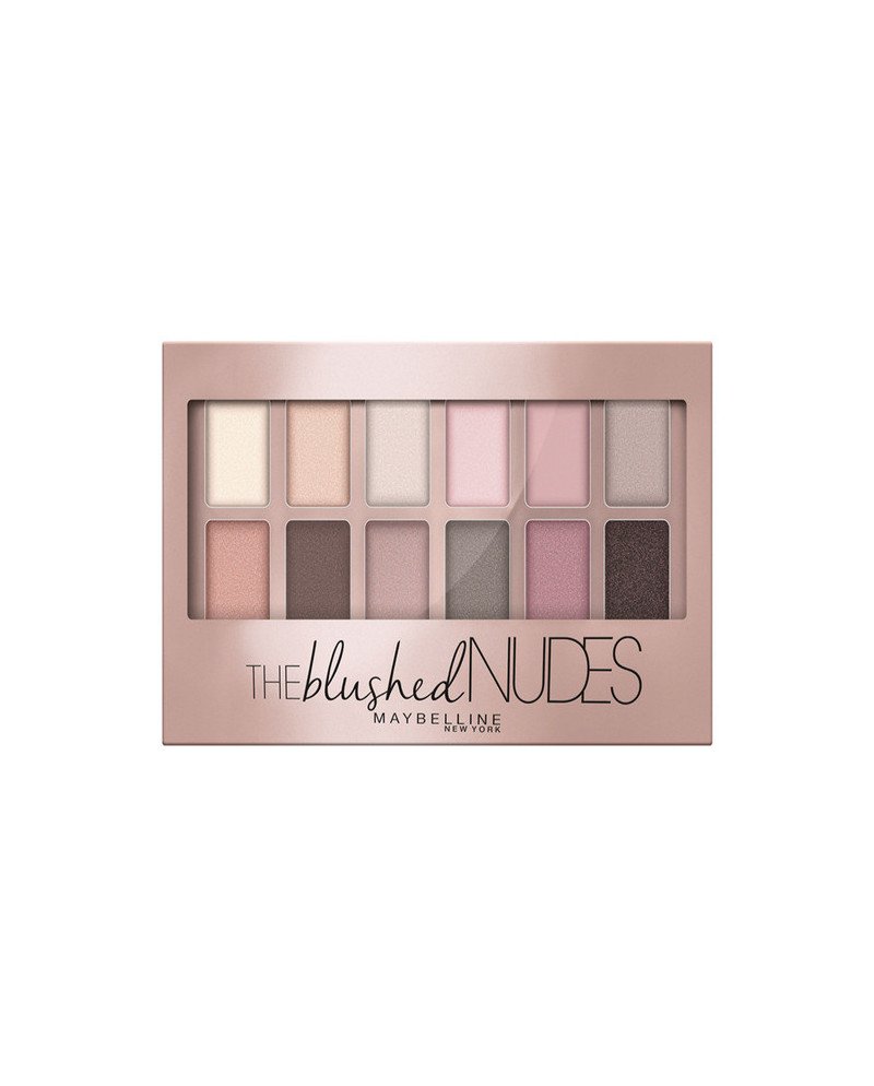Maybelline The Blushed Nudes Paleta De Sombras De Ojos 12 Sombras Colo
