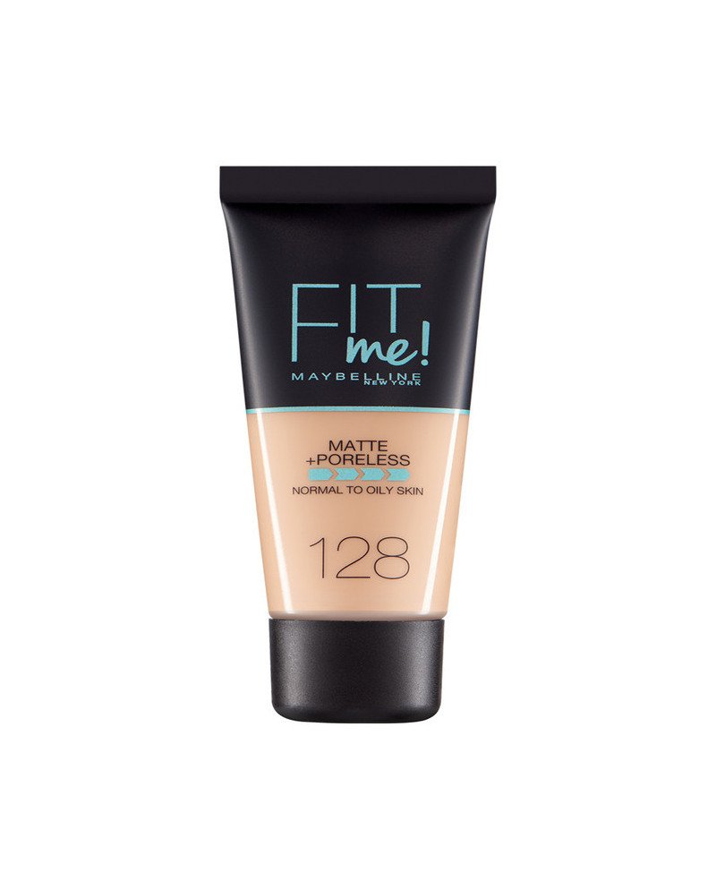 Maybelline Fit Me Mate y Afinaporos Base De Maquillaje Tono 128 Warm N