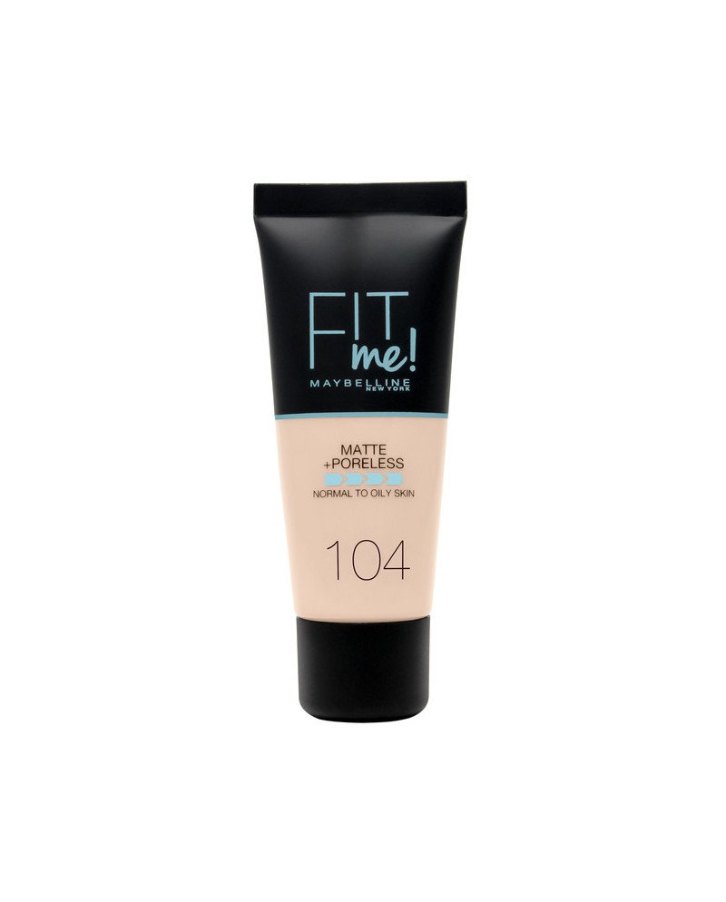 Maybelline Fit Me Mate y Afinaporos Base De Maquillaje Tono 104 Soft I