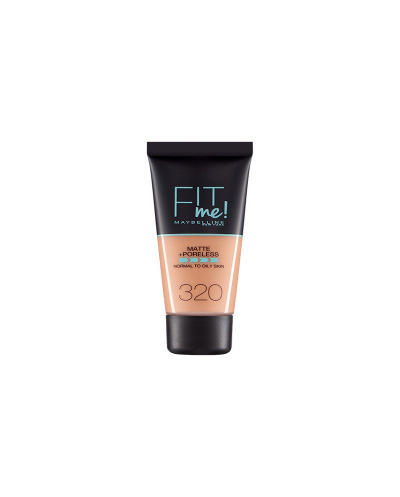 Maybelline Fit Me Mate y Afinaporos Tono 320 Natural Tan Base De Maqui