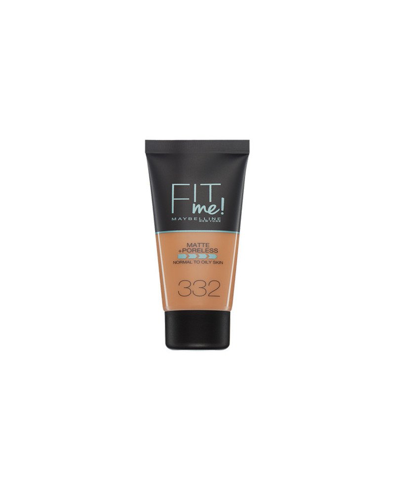 Maybelline Fit Me Mate y Afinaporos Base De Maquillaje Tono 332 Golden