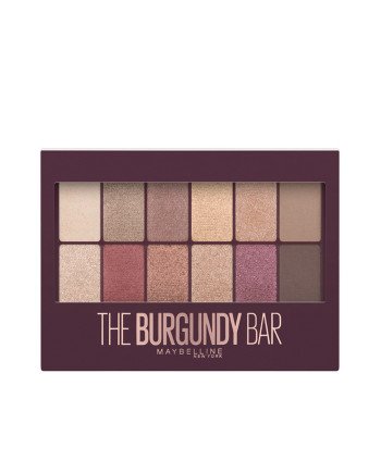 Maybelline The Burgundy Bar Paleta De Sombras De Ojos 12 Sombras Color