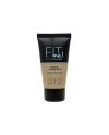 Maybelline Fit Me Mate y Afinaporos Base De Maquillaje Tono 312 Golden