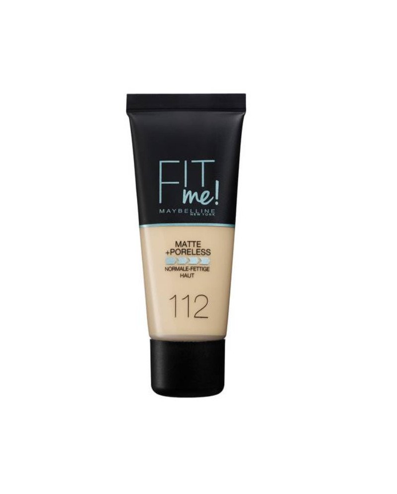 Maybelline Fit Me Mate y Afinaporos Base De Maquillaje Tono 112 Soft B