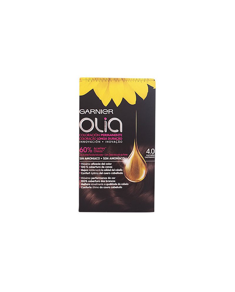 Garnier Olia Permanent Coloring 4,0 Castaño