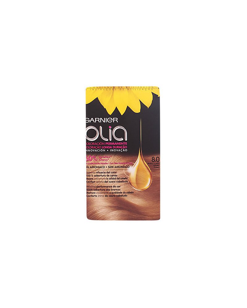 Garnier Olia Permanent Coloring 8,0 Rubio Claro