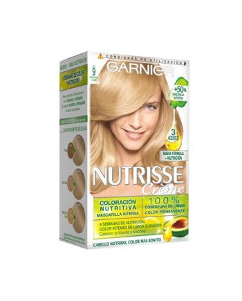 Garnier Nutrisse Crème Coloración Nutritiva 9 Rubio Muy Claro