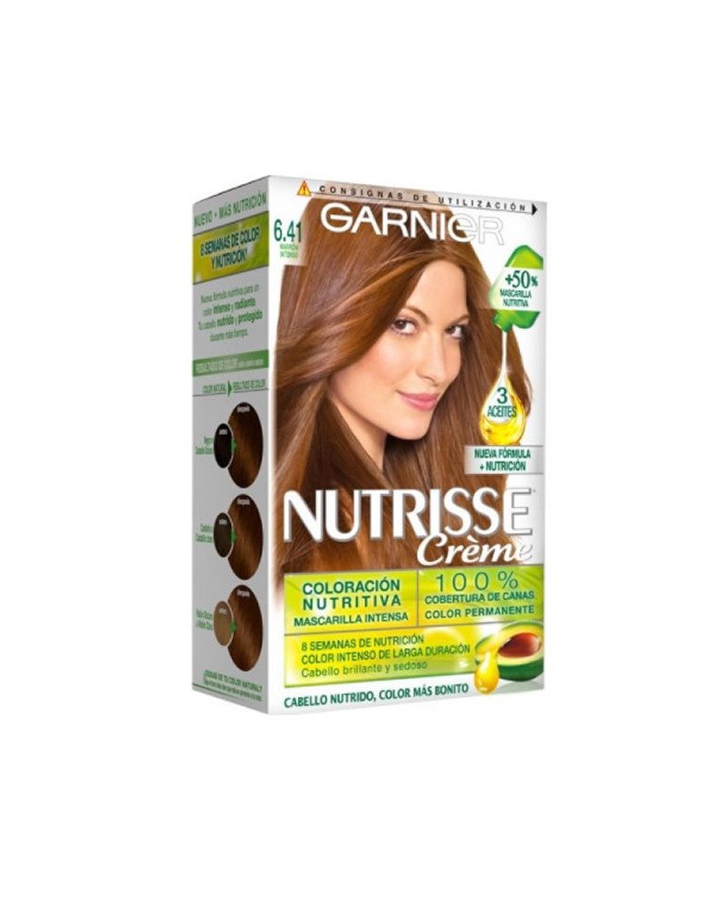 Garnier Nutrisse Crème Coloración Nutritiva 6.41 Marrón Intenso