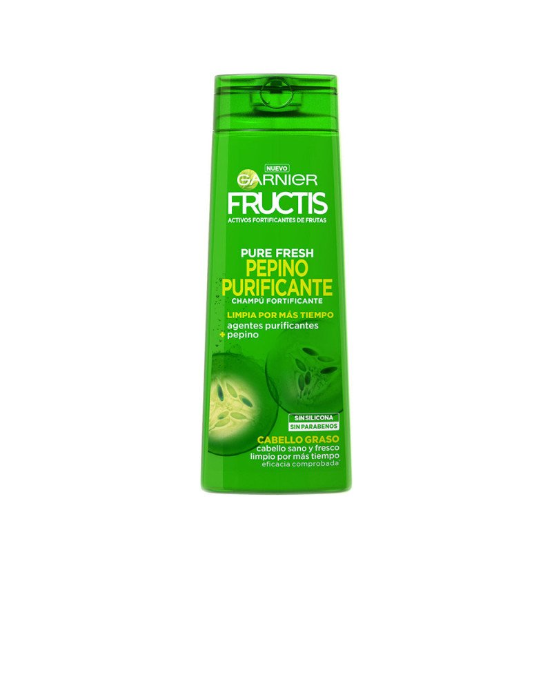 Garnier Fructis Pure Fresh Pepino Purificante Champú 360ml