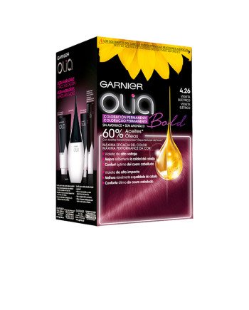 Garnier Olia Coloración Permanente 4,26-Violeta Eléctrico 4 Piezas