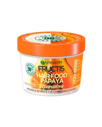 Garnier Fructis Hair Food Papaya Mascarilla Reparadora 390ml