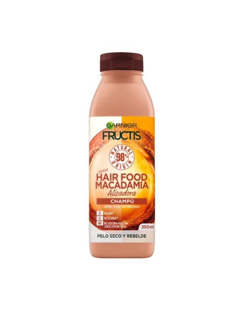 Garnier Fructis Hair Food Macadamia Champú Alisador 350ml