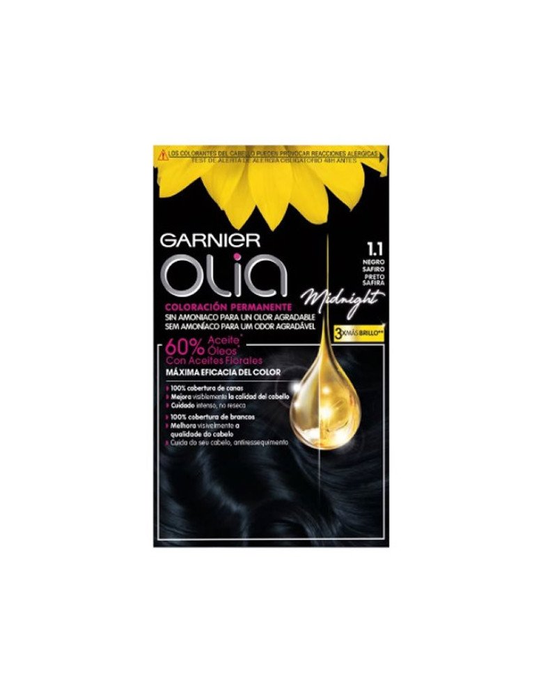 Garnier Olia Permanent Coloring 1.10 Black Sapphire