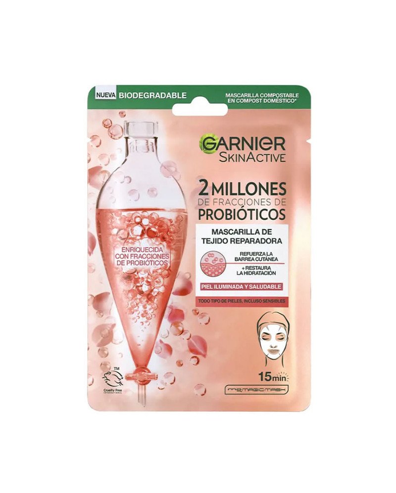 Garnier Skinactive Mascarilla De Tejido Reparadora 1 Unidad
