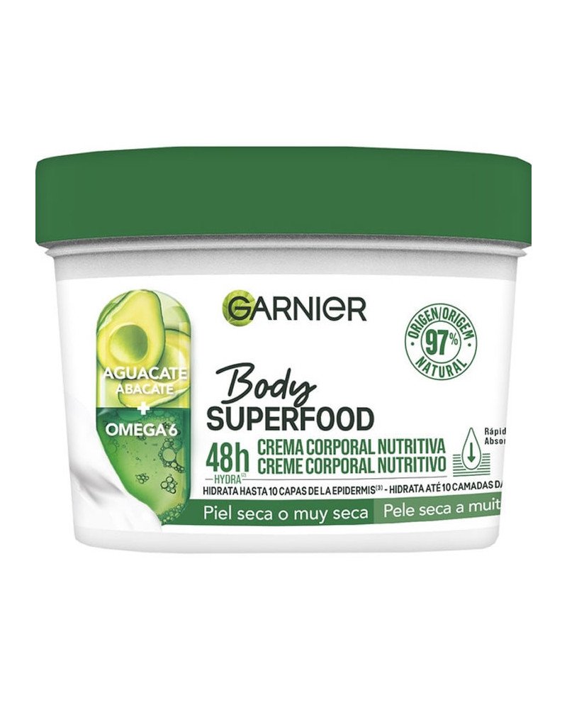 Garnier Body Superfood Crema Corporal Nutritiva Aguacate 380ml