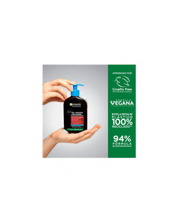 Garnier Pure Active Gel Limpiador Con Carbón 250ml