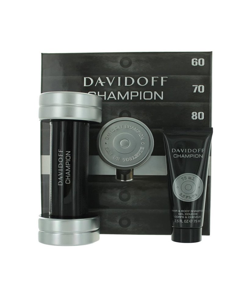 Davidoff Champion Eau De Toilette Spray 90ml Set 2 Piezas