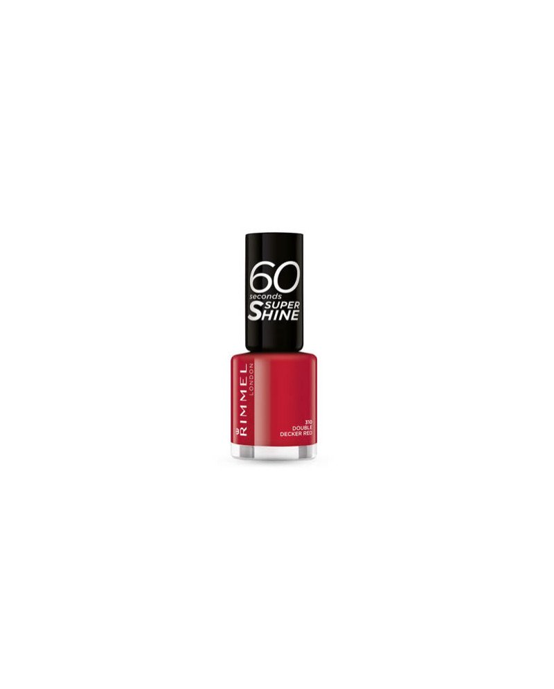 Rimmel Esmalte De Uñas 60 Seconds Super Shine 310 Double Decker Red