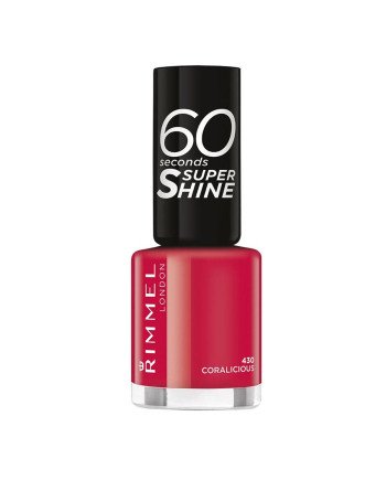 Rimmel London 60 Seconds Super Shine Nail Lacquer 430 Coralicious