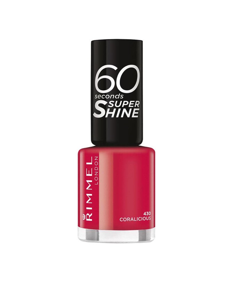 Rimmel London 60 Seconds Super Shine Nail Lacquer 430 Coralicious