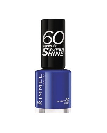 Rimmel London 60 Seconds Super Shine Nail Lacquer 828 Danny Boy Blue