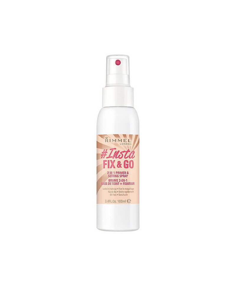 Rimmel London Lasting Finish Fix y Go 2 In 1 Primer and Setting Spray