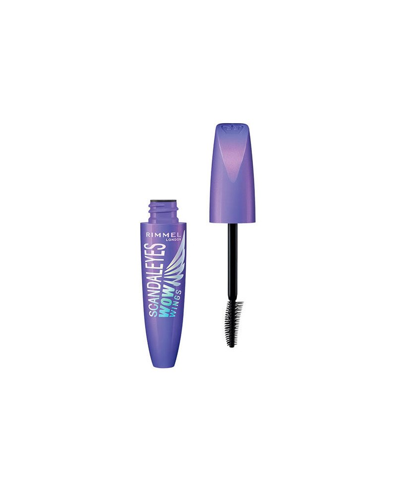 Rimmel London Scandaleyes Wow Wings Máscara De Pestañas 001 Negro 12