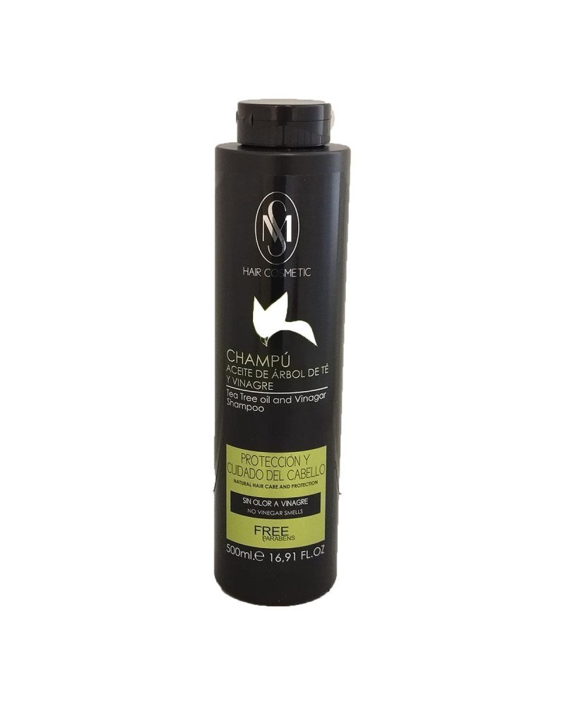 Hair Cosmetic Sm Vinagre Y Aceite De Arbol De Te Champu Sin Parabenos Sin Olor 500Ml