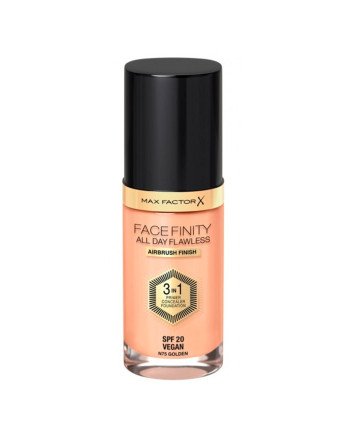 Max Factor Facefinity 3in1 Primer, Concealer y Foundation 75-Golden 30