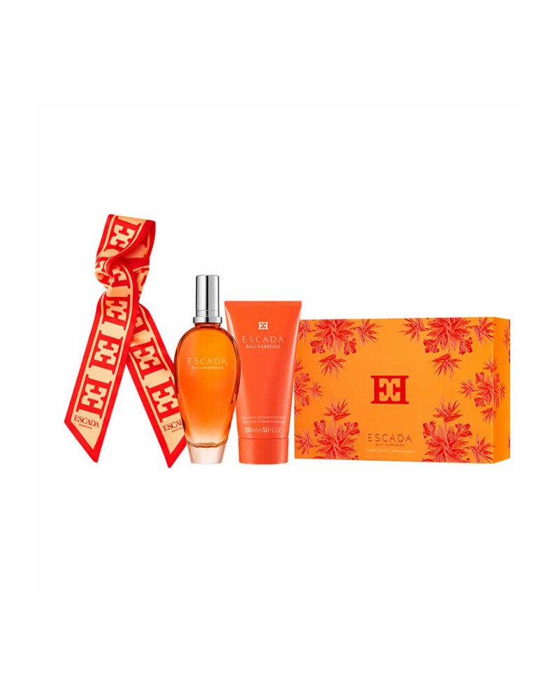 Escada Bali Paradise Eau De Toilette Spray 100ml Set 3 Piezas