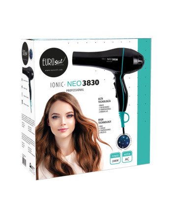 Eurostil Ionic Neo 3830 Profesional Secador Con Turmalina 2000W 1Un