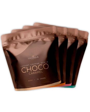 Cocosolis Luxury Coffee Scrub Box Set 4 Piezas