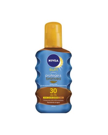 Nivea Sun Aceite Solar Protege Y Broncea Spf30 200ml
