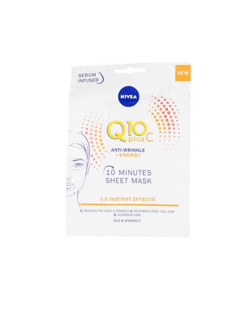 Nivea Q10+Vitamina C Antiarrugas Energizante Mascarilla Facial
