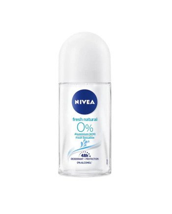 Nivea Fresh Natural 0% Desodorante Roll On 50ml