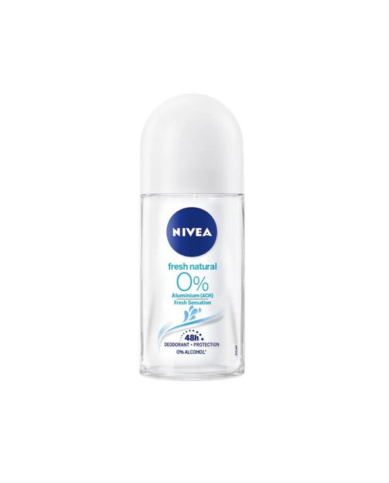 Nivea Fresh Natural 0% Desodorante Roll On 50ml