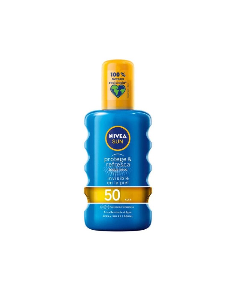 Nivea Sun Solar Protege Y Refresca Spf50 Spray 200ml