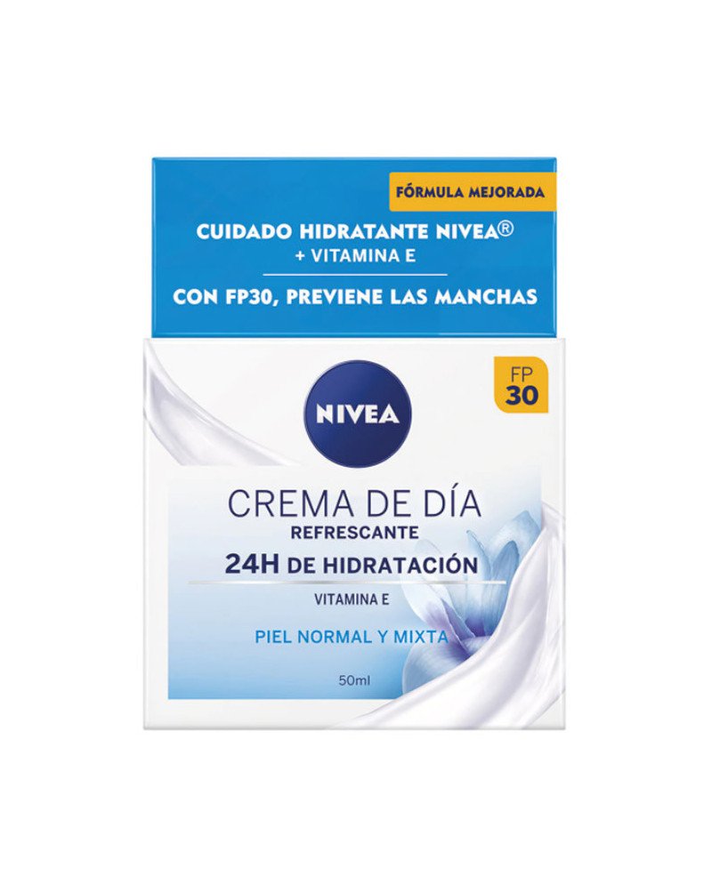 Nivea Cuidado De Día Hidratante Spf30 Piel Normal Y Mixta 50ml